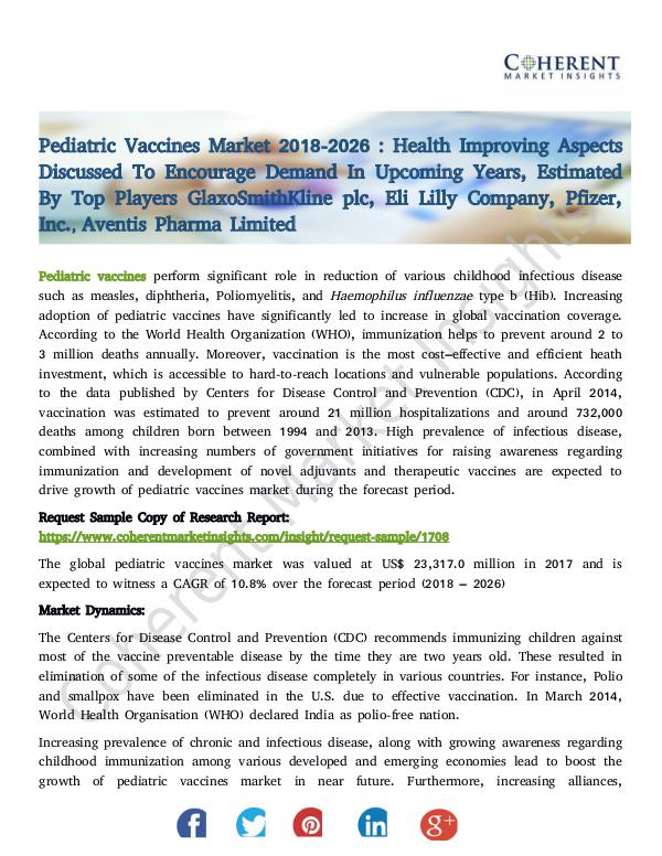 Pediatric Vaccines Market