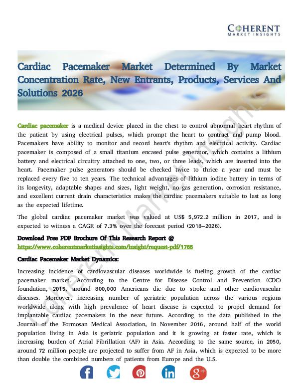 Cardiac Pacemaker Market