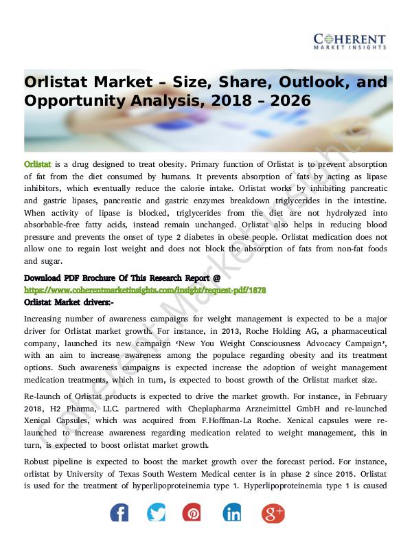 Orlistat Market