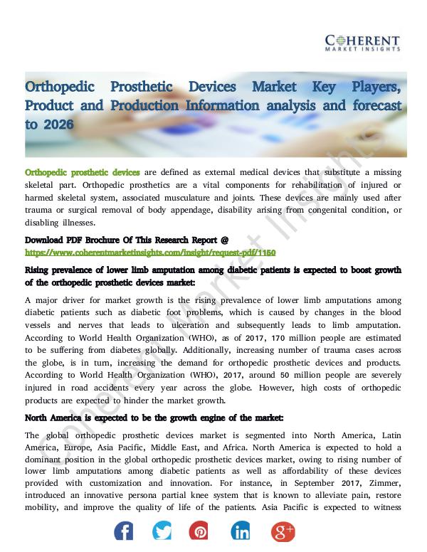 Orthopedic Prosthetic Devices Market