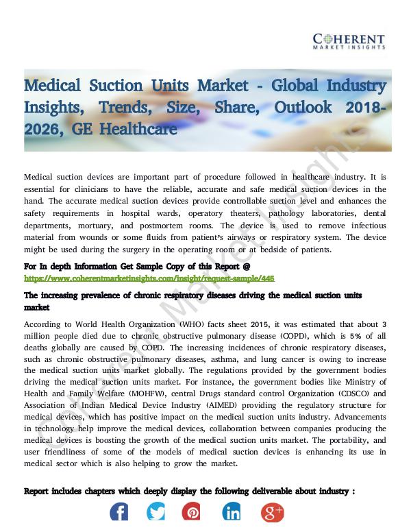 Medical Suction Units Market