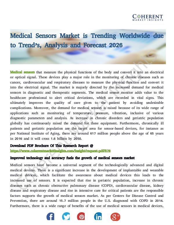 Medical Sensors Market