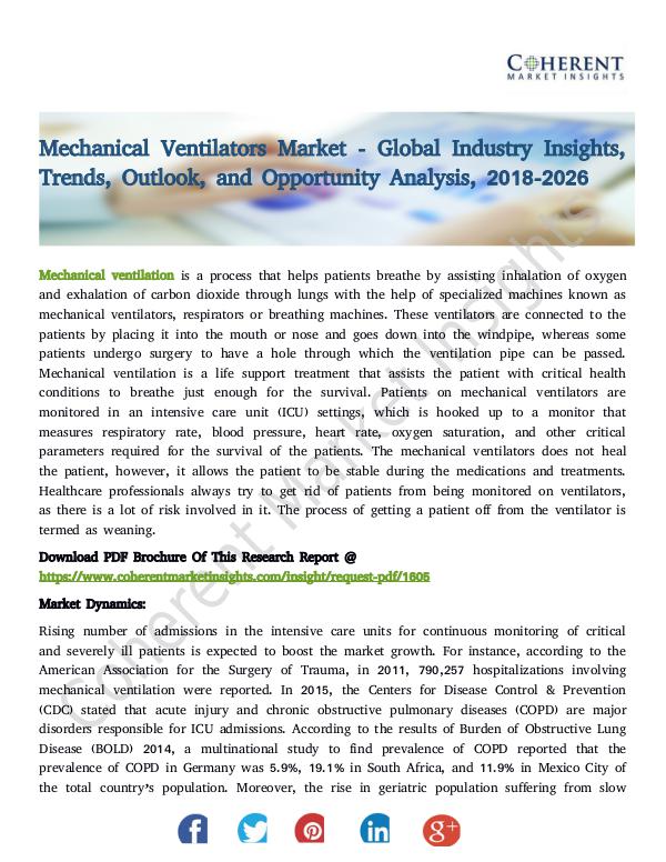 Mechanical Ventilators Market