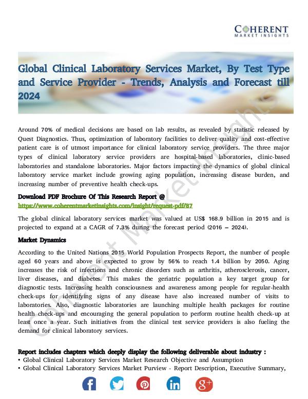 Clinical Laboratory Services Market