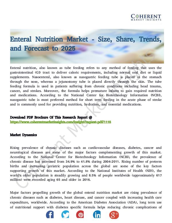 Enteral Nutrition Market