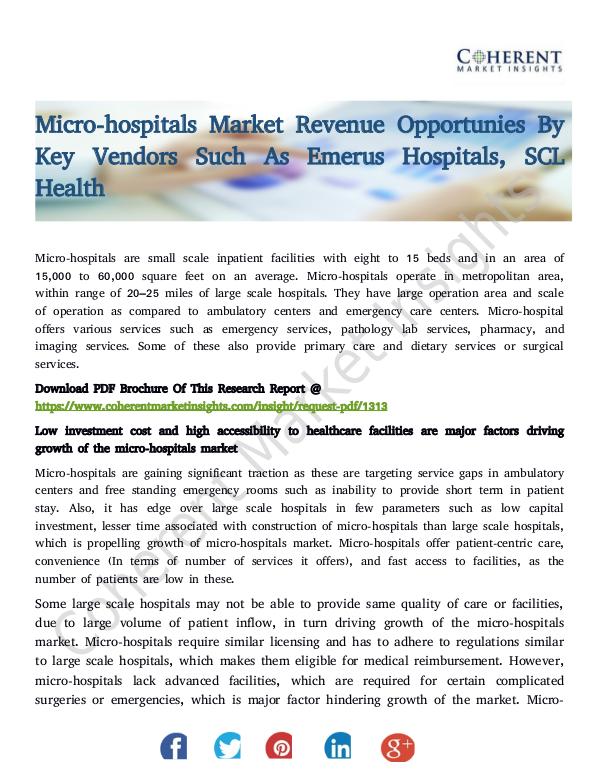 Micro-hospitals Market