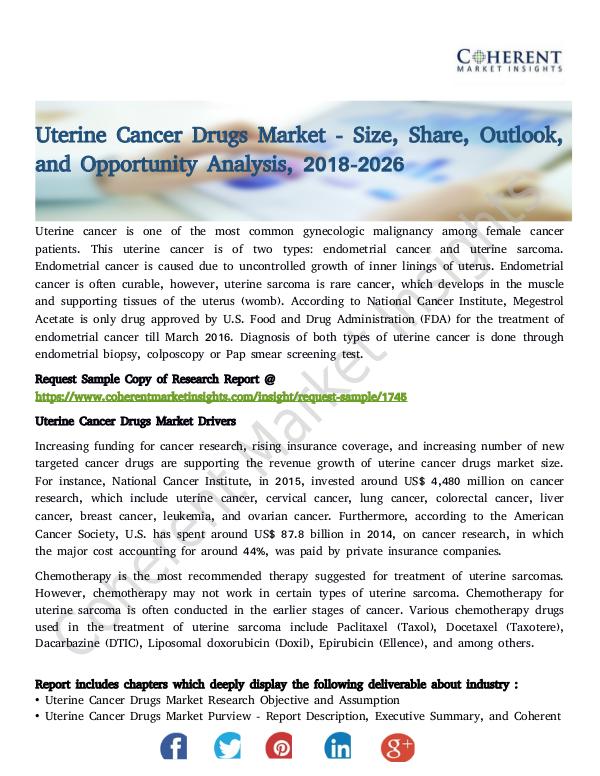 Uterine Cancer Drugs Market