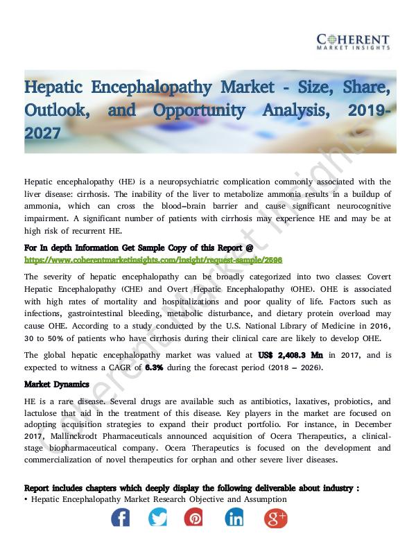 Hepatic Encephalopathy Market