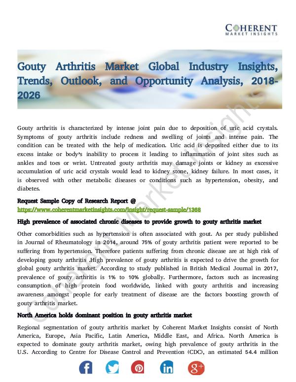 Gouty Arthritis Market
