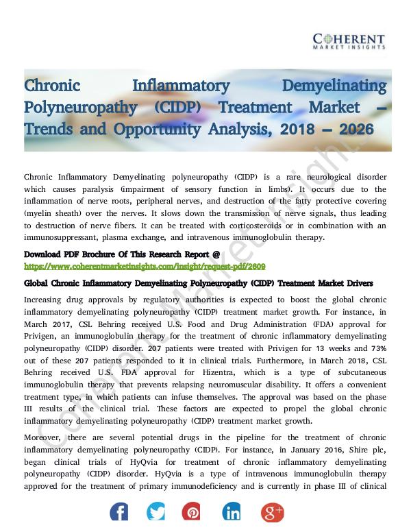 Chronic Inflammatory Demyelinating Polyneuropathy
