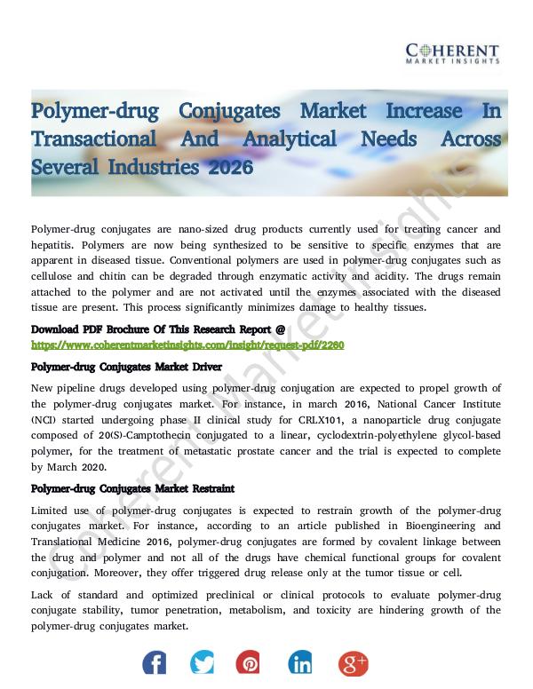 Polymer-drug Conjugates Market