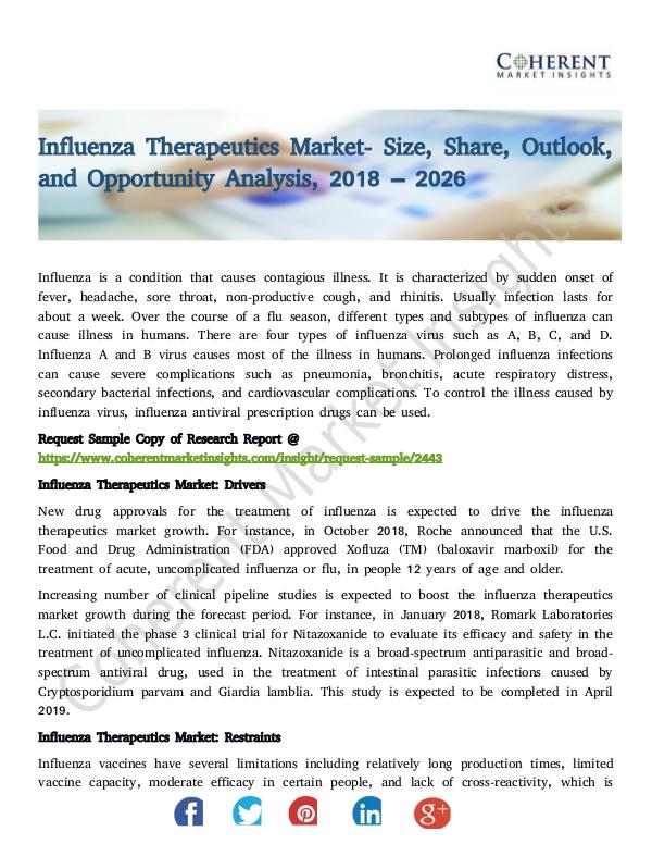Influenza Therapeutics Market