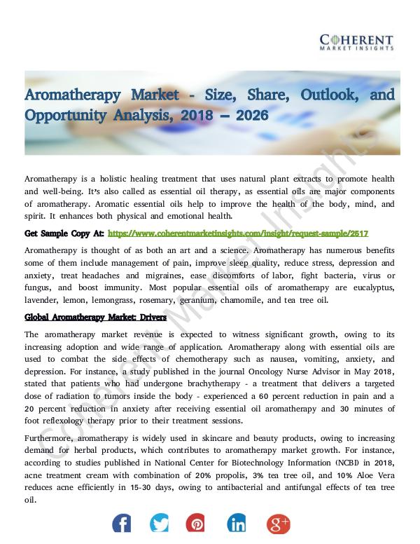 Aromatherapy Market