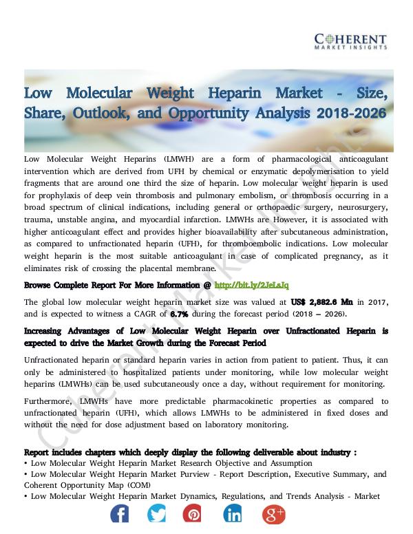 Low Molecular Weight Heparin Market