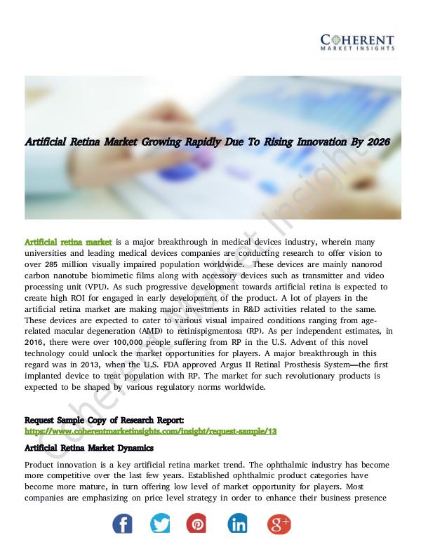 Artificial Retina Market