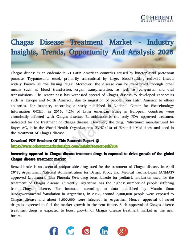 Chagas Disease Treatment Market
