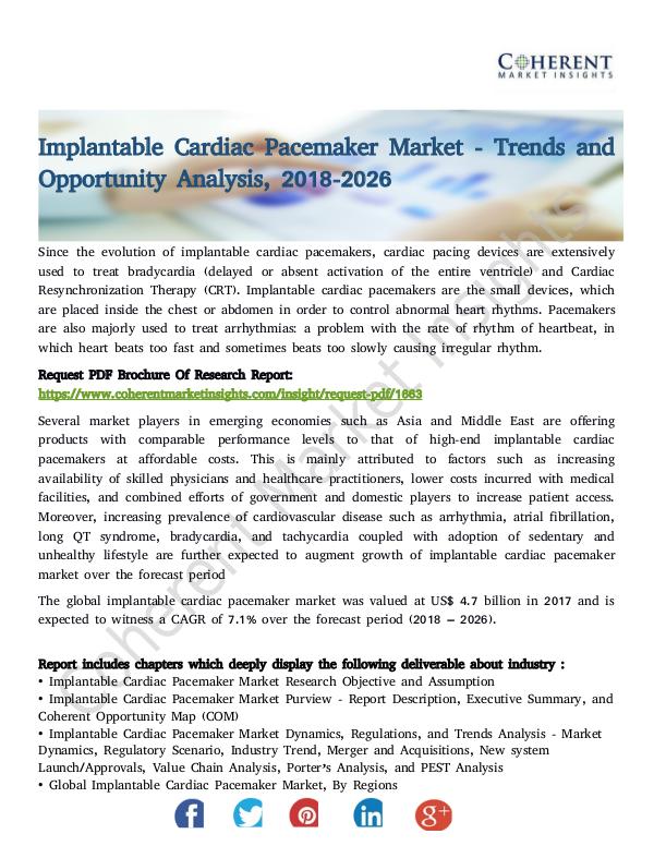 Implantable Cardiac Pacemaker Market