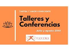 Talleres tantra agosto 2019