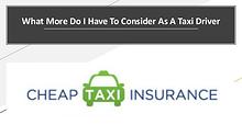 Why there is a need for a Taxi Insurance Policy?