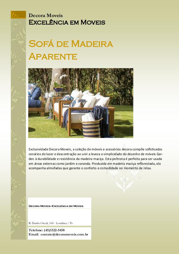 Sofas de Madeira Aparente catalago