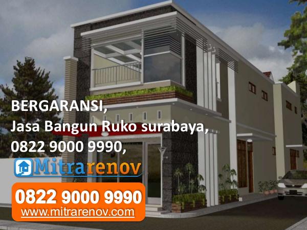 BERGARANSI, Jasa Bangun Ruko surabaya, 0822 9000 9