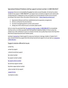 Contact US - Help & Support