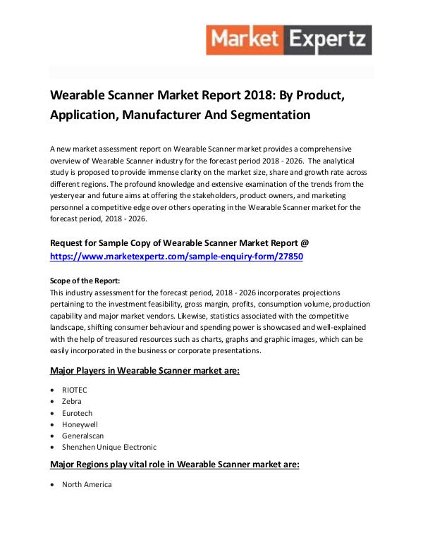 Wearable Scanner Market