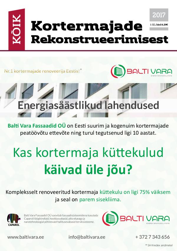 Kõik Kortermajade Rekonstrueerimisest 2017