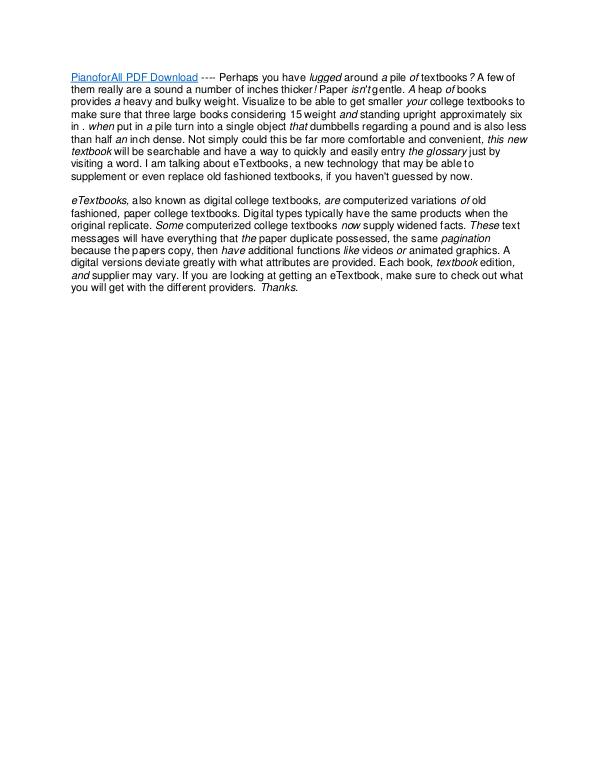 PianoforAll PDF Download PianoforAll PDF Download