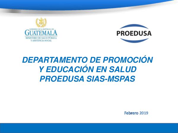 -PROEDUSA- Presentación OPS vf