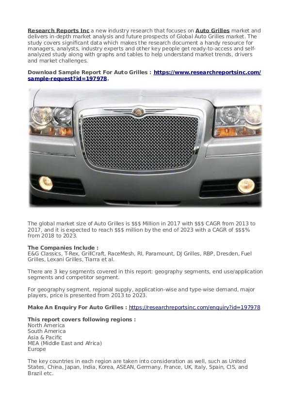 Auto Grilles