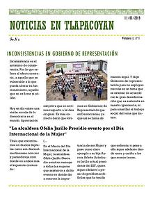 NOTICIAS EN TLAPACOYAN