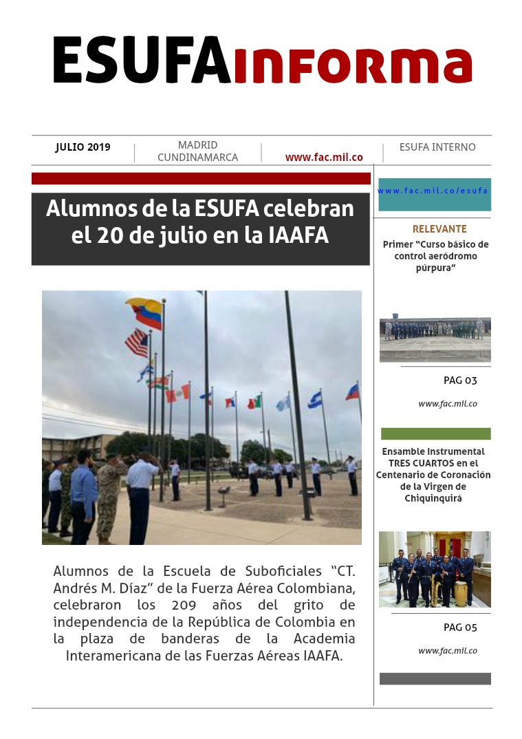 ESUFAinforma JULIO Segunda edición mes de Julio , ESUFAinforma