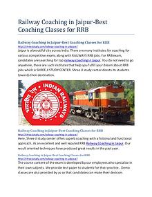 Railway Coaching in Jaipur- SHREE JI Study Center