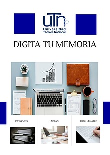 Memoria Curso Digitación III