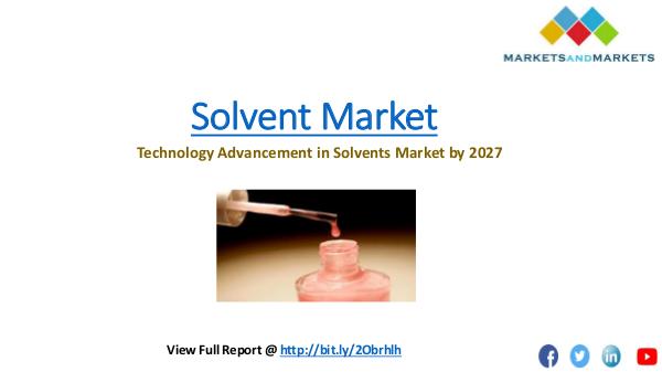 Solvents Market