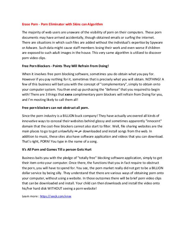 Eliminate Porn from a Computer System Immediately Erase Porn