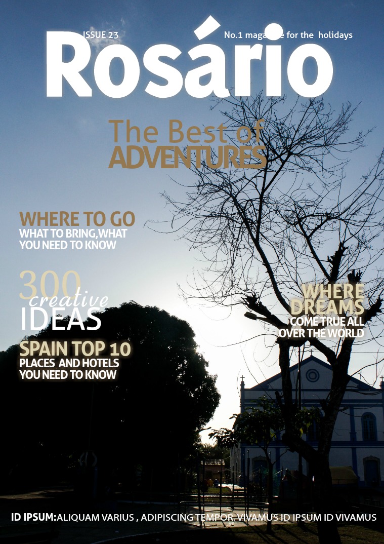 Minha primeira publicação Revista rosário