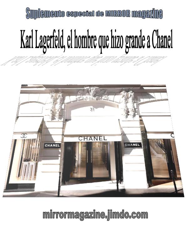 Karl Lagerfeld, el genio de Chanel suplemento KARL LAGERFELD