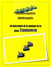 30 años de la masacre en Tiannamen