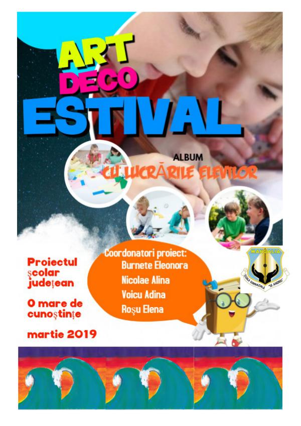 Album desene art deco estival martie 2019 Album desene Art deco estival martie 2019