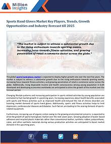 Sports Hand Gloves Market