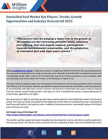 Emulsified Fuel Market