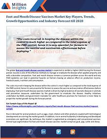 Foot and Mouth Disease Vaccines Market