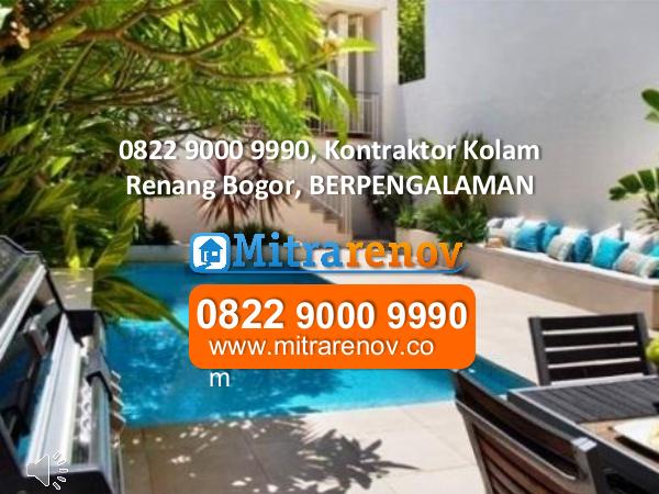 0822 9000 9990, Jasa renov Kolam Bogor, Terbaik