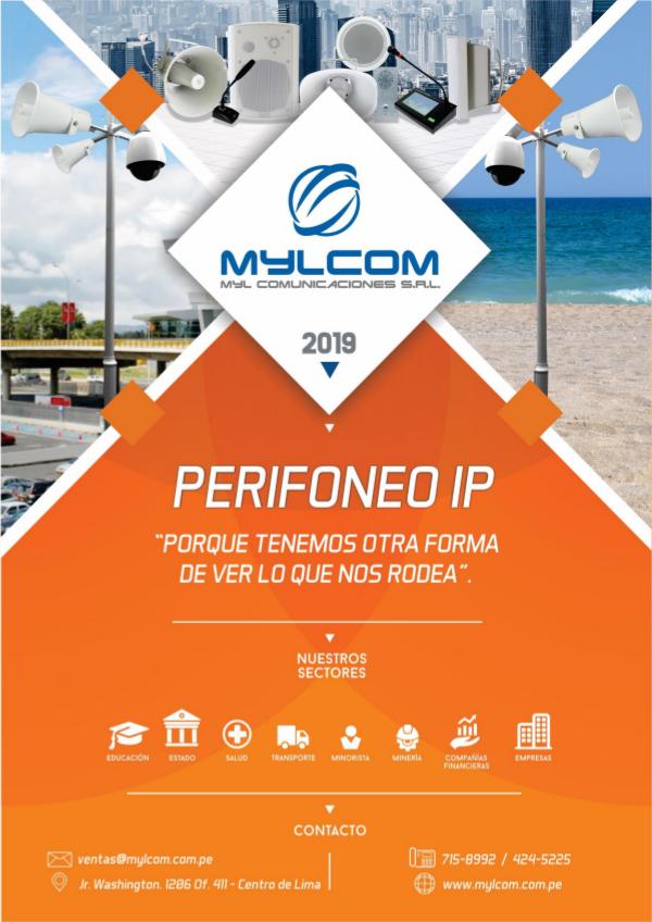 Productos en Comunicación tecnológica PERIFONEO IP (MYLCOM)