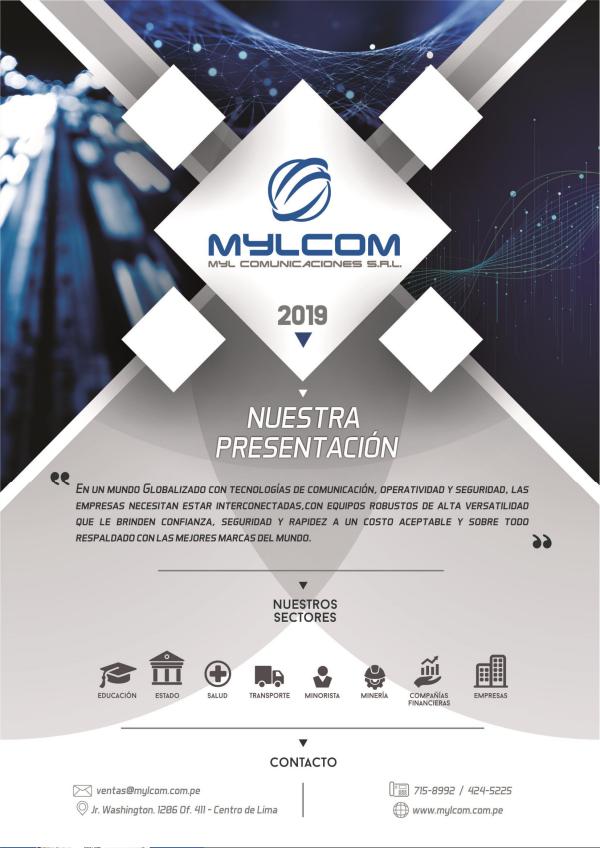 CATÁLOGO PRODUCTOS GENERALES CATALOGO MYLCOM PRODUCTOS EN COMUNICACIÓN