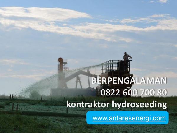 BERPENGALAMAN, 0822 600 700 80, kontraktor hydrose