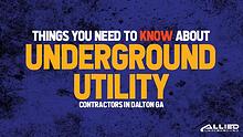 Underground Utility Contractors