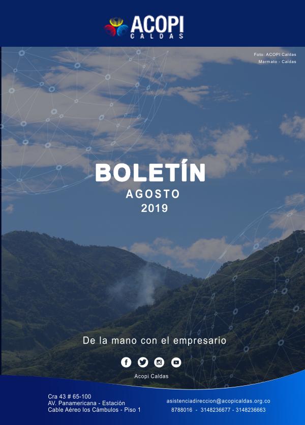 BOLETÍN ACOPI CALDAS | AGOSTO BOLETÍN ACOPI | AGOSTO